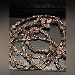 Light Pink & Purple Nakamol Terri Wrap Bracelet